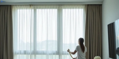 Delicate sheer drape cleaning darling-point-nsw Matty Curtain Cleaning